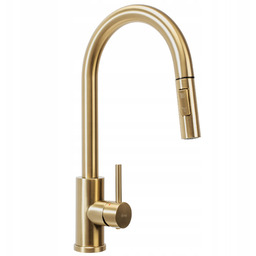 Bateria Kuchenna Stojąca Rea Fresh Złota Wyciągana Wylewka