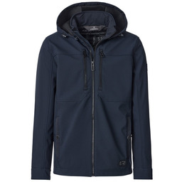Kurtka Męska Softshell Granatowa 0230 CASAMODA Duże Rozmiary