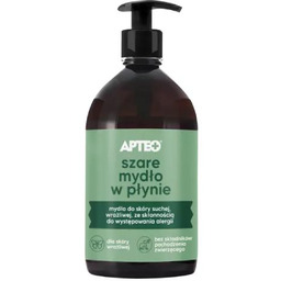 Apteo Szare mydło w płynie, 500 ml