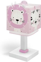 Dziecięca lampa stołowa Dalber Baby Jungle Pink Jungle,