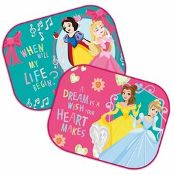 DISNEY Zasłonka przeciwsłoneczna do samochodu Księżniczki 9333 (2