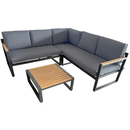 Aluminiowy narożnik ogrodowy Soria Garden Point antracyt