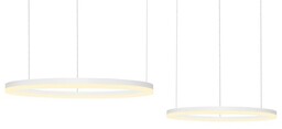 Azzardo Lampa wisząca Halo AZ4977 80+60 LED 90W