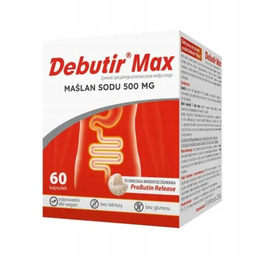 Debutir Max 500 mg , maślan sodu, wsparcie