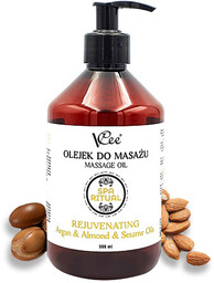 Naturalny wegański olejek do masażu VCee 500 ml