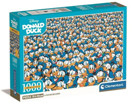 Puzzle 1000 Compact Impossible Puzzle! Donald Duck -