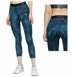 LEGGINSY damskie 4F SPODNIE fitness SPDF013 XS