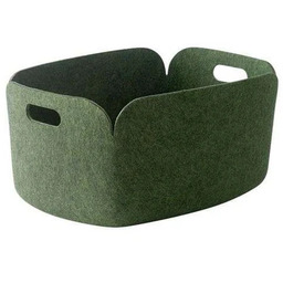 Muuto - Restore Kosz 48x35 Ciemny Green
