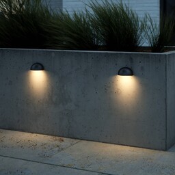 Nordlux Kinkiet zewnętrzny Scorpius, możliwość ściemniania, czarny, przedpokój,