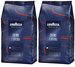2x Kawa ziarnista Lavazza Crema E Aroma Blue