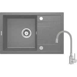 DEANTE ZRCPS113 Zlew corio szary metalik granit 1k