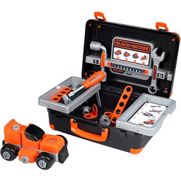 Smoby 7600360904 Black and Decker, Walizka z narzędziami,