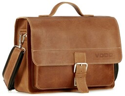 Vooc, Torba na ramię, skórzana,Tc5, Camel