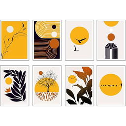 DKORARTE Zestaw 8 drewnianych podstaw obrazów, nowoczesny wystrój