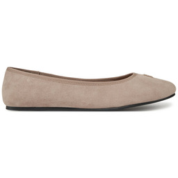 Baleriny Tommy Hilfiger Th Hardware Suede Ballerina FW0FW08655