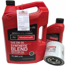 Filtr + olej Motorcraft 5W30 SYNTHETIC BLEND Mercury