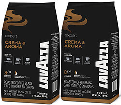 2x Kawa ziarnista Lavazza Crema E Aroma Expert