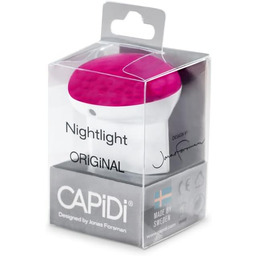 CAPiDi czerwona lampka nocna LED z wbudowanym czujnikiem