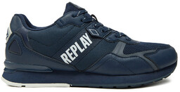 Sneakersy REPLAY Adrien Game 4 Lace-Up GMS1D.000.C0055T Granatowy