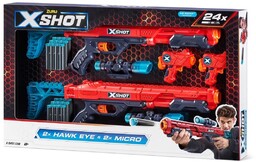 Zuru, X-Shot Zestaw wyrzutni X-Shot Excel Double Hawk