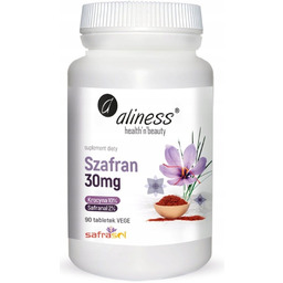 Szafran Safrasol 2%/10% 30 mg suplement diety Aliness