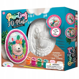 Zestaw Kreatywny DIY do Namalowania Obrazu Lamy 3D