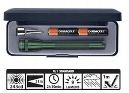 Latarka Maglite Mini Aaa Zielona M3A392