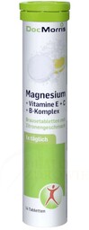 Magnez Witaminy E+C+B Complex, Tabletki musujące, DocMorris, 14