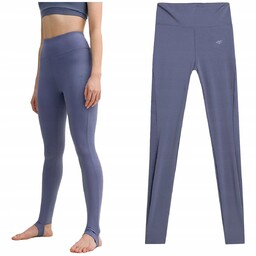 LEGGINSY getry damskie 4F do JOGI TFTIF046 S