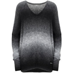 Ciepły damski sweter oversize piękny OMBRE
