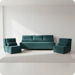 Zestaw KIMO funkcja spania sofa fotele Family Meble