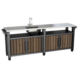 KETER Barek ogrodowy Unity chef 415l Orzech