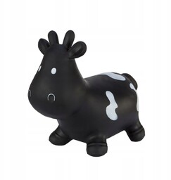 Skoczek gumowy Tootiny Hoppimals Krowa czarny