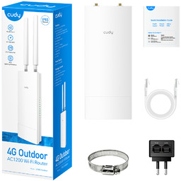 Zewnętrzny router Wi-Fi 4G AC1200, Cudy LT500 Outdoor