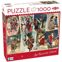Tactic, puzzle, Vintage Christmas Cards, 1000 el.