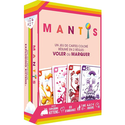 Asmodee Gra planszowa Modliszka wersja francuska Eksplodujące kotki