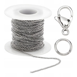 Łańcuszek ze stali nierdzewnej do tworzenia biżuterii 10