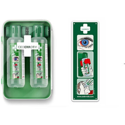 Płuczki do oczu w szafce Cederroth Eye Wash