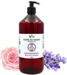 Naturalny wegański olejek do masażu VCee 1000 ml