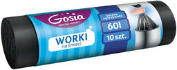 Gosia Worki na śmieci 60l, 10 sztuk