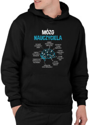 Mózg nauczyciela - męska bluza na prezent
