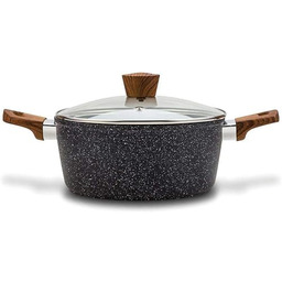 NAVA Garnek/garnek do gotowania NATURE z pokrywką granitową