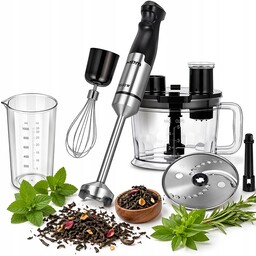 Blender kielichowy Mpm czarny 1500W rozdrabniacz ubijak Mocny