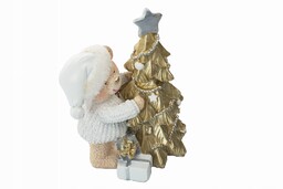 Figura Miś Choinka Mikołaj Boże Narodzenie prezent
