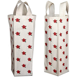 Bonamaison Bawełniana torba na wino z nadrukiem cyfrowym,