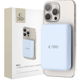 Powerbank indukcyjny, z kablem Usb-c, MagSafe, 10000mAh 15W