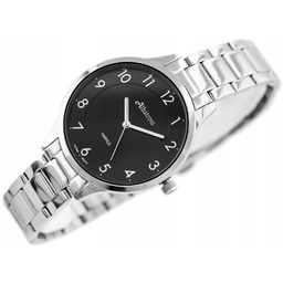 Zegarek Damski Albatross Mirage ABBC02 (za538d) silver/black II