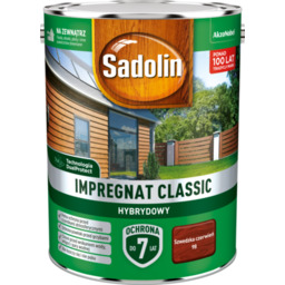 Impregnat CLASSIC HYBRYDOWY Szwedzka Czerwień 4,5 l Sadolin