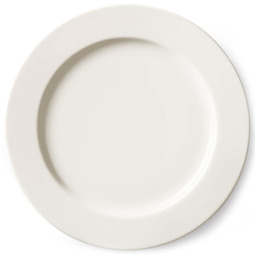 TALERZ PŁYTKI CREMA 27 cm PORCELANA KREMOWA