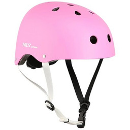 NILS EXTREME Kask MTW001 Różowy (rozmiar M)